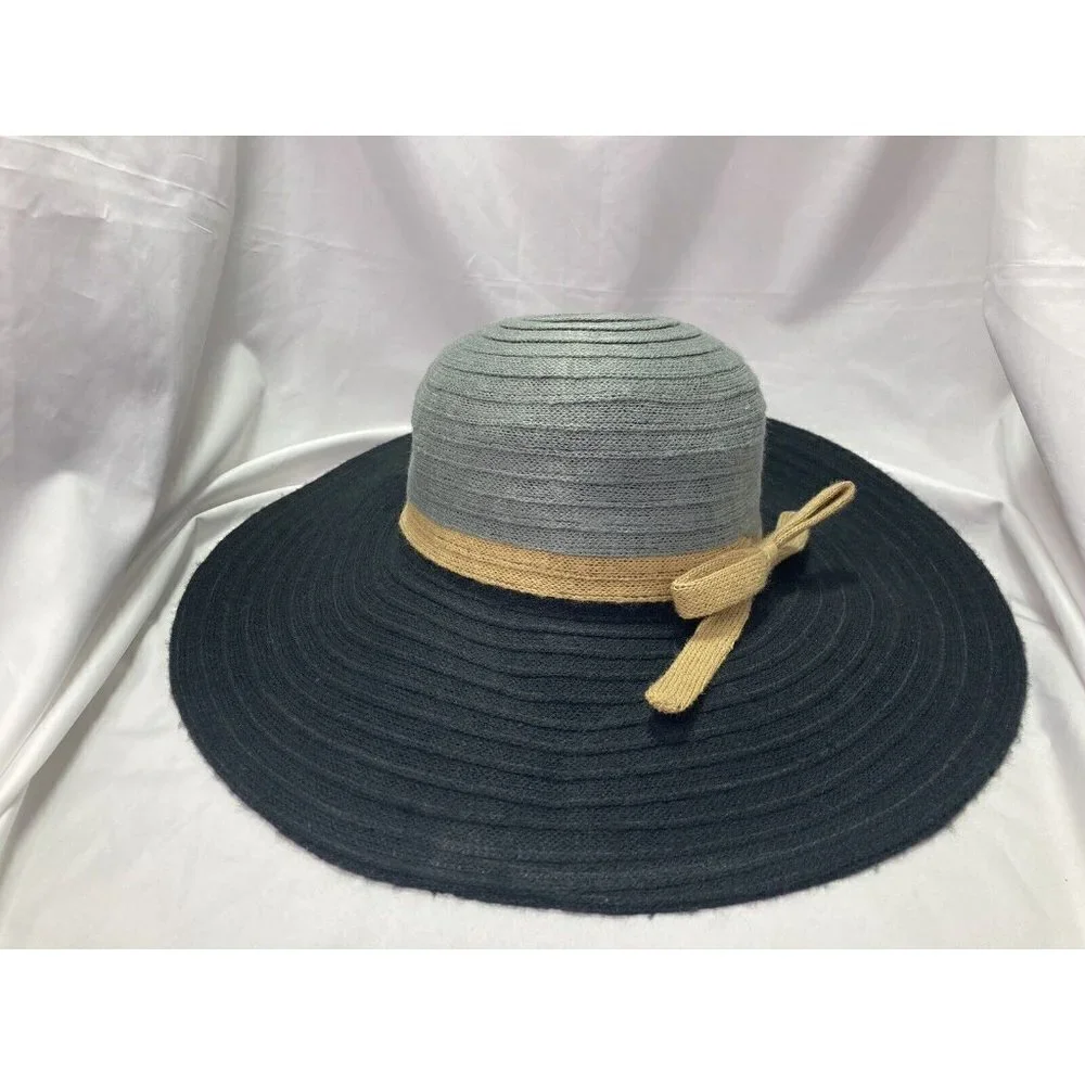 Collection Eighteen Women’s Knit Floppy Ribbed Sun Hat Sunday Glam O/S